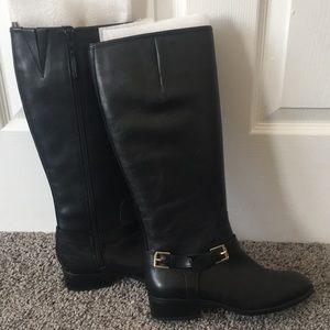 ralph lauren leather riding boot